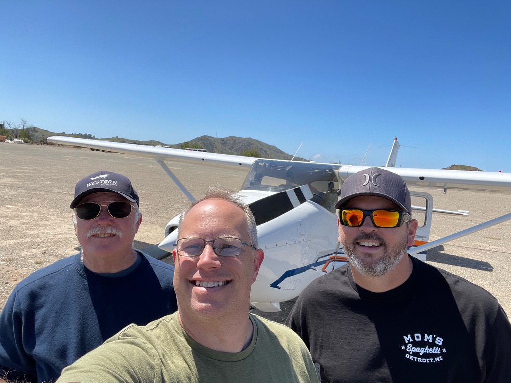 RPFC members with a club aircraft