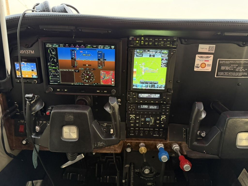 Cessna 182P N9137M cockpit with Garmin G3X, GTN 750xi and GFC 500 autopilot